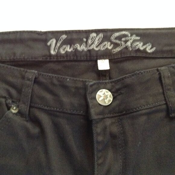 Vanilla Star black distressed jeans NWT sz 15 jr - Picture 3 of 5